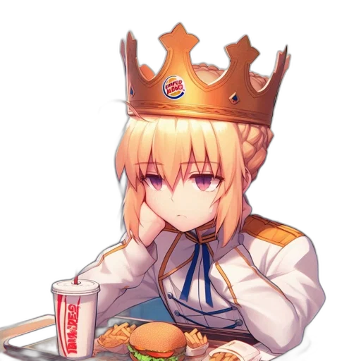 crown, food, staff, hat transparent PNG cut-out