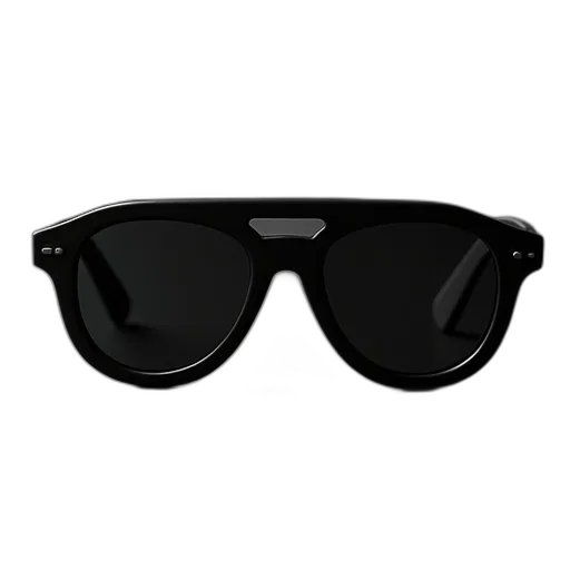 3d render, picture, black, matte transparent PNG cut-out