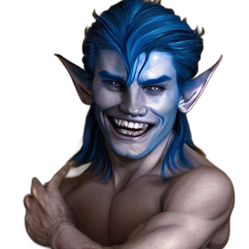 face, creature, staff, mask transparent PNG cut-out