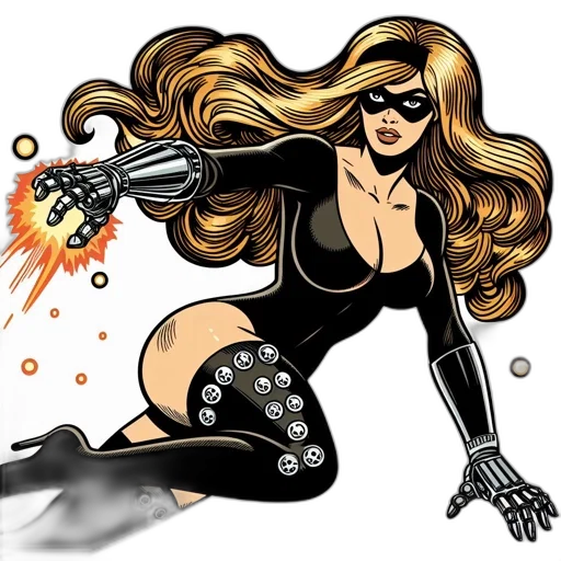 comic book art, cartoon, concept art, image transparent PNG cut-out