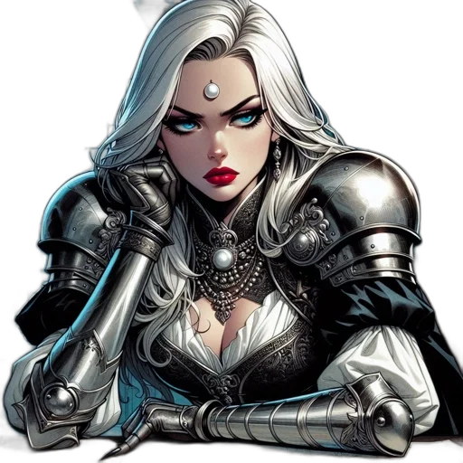 comic book art, fantasy art, concept art, cartoon transparent PNG cut-out