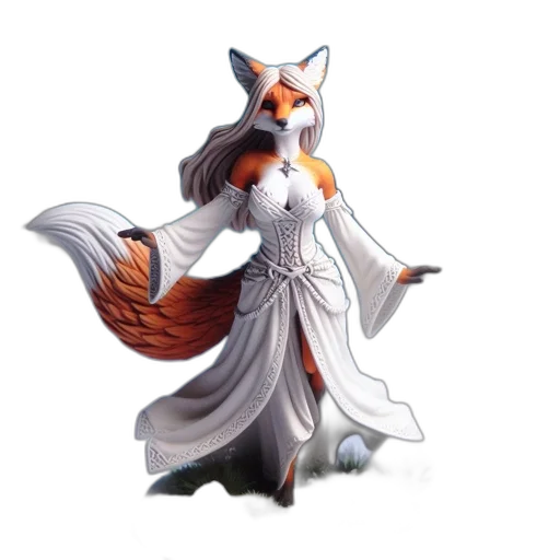 staff, dress, animal, creature transparent PNG cut-out