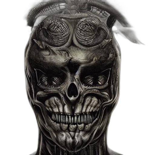 mask, face, creature, staff transparent PNG cut-out