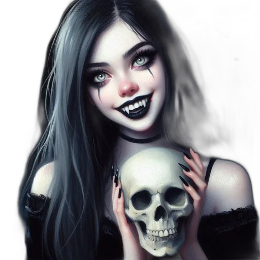 face, mask, creature, fantasy art transparent PNG cut-out