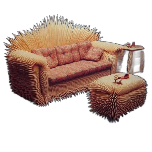 furniture, hair, crown, staff transparent PNG cut-out