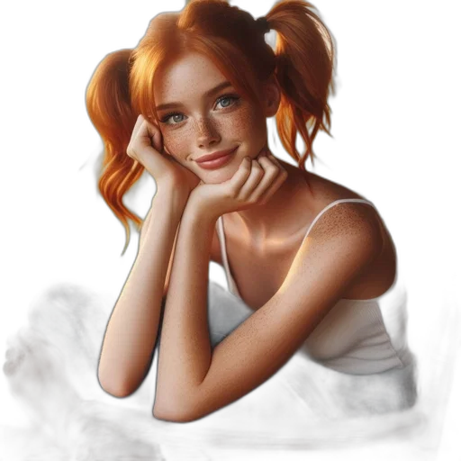 face, dress, jewelry, hair transparent PNG cut-out