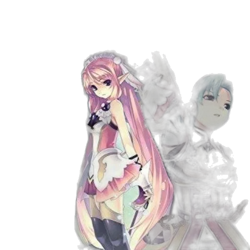 dress, robot, weapon, staff transparent PNG cut-out