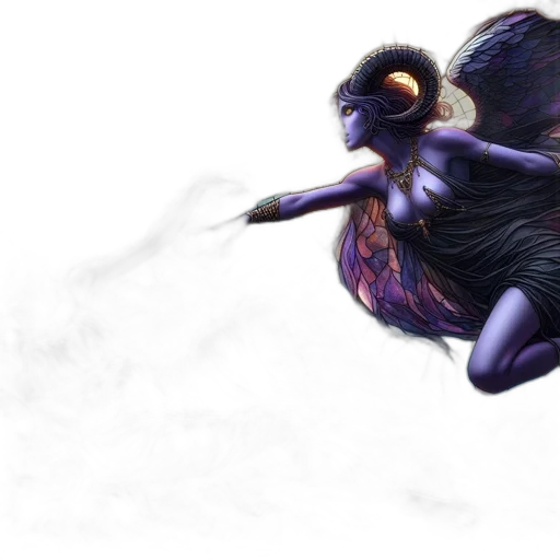 creature, dragon, hair, concept art transparent PNG cut-out