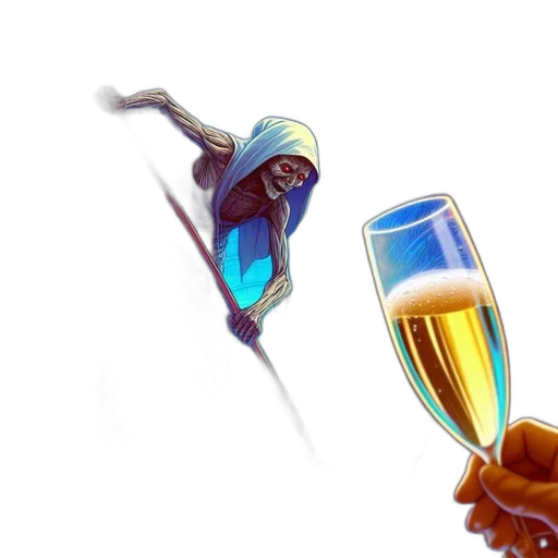bottle, concept art, 3d render, fantasy art transparent PNG cut-out