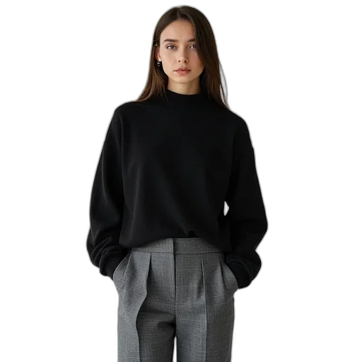 jacket, staff, monochrome, dark transparent PNG cut-out