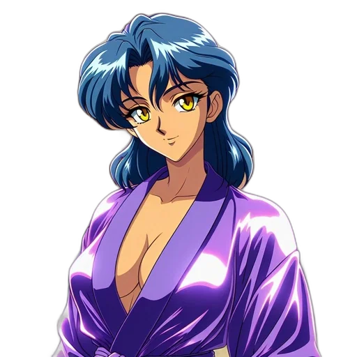 dress, jacket, staff, vaporwave transparent PNG cut-out
