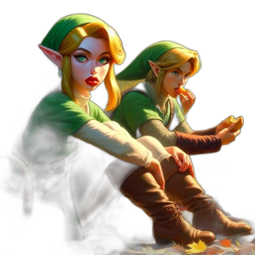 concept art, fantasy art, pixel art, 3d render transparent PNG cut-out