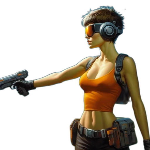 weapon, mask, staff, concept art transparent PNG cut-out