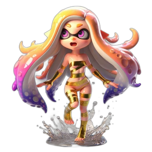 dress, weapon, hair, concept art transparent PNG cut-out
