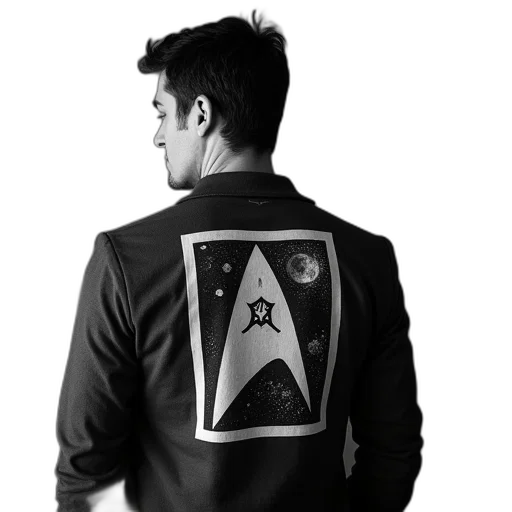 jacket, staff, robot, concept art transparent PNG cut-out