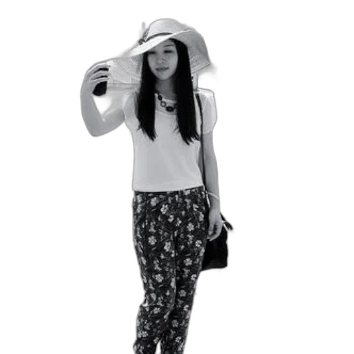hat, umbrella, staff, dress transparent PNG cut-out