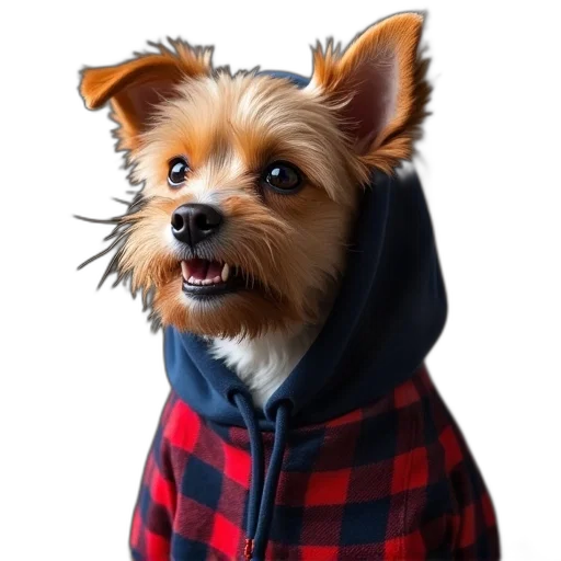 jacket, animal, face, creature transparent PNG cut-out