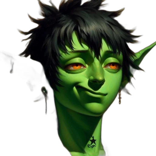 face, staff, mask, dragon transparent PNG cut-out