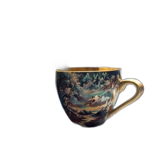 dragon, photorealistic, 3d render, oil painting transparent PNG cut-out