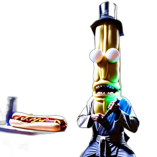 food, weapon, staff, robot transparent PNG cut-out