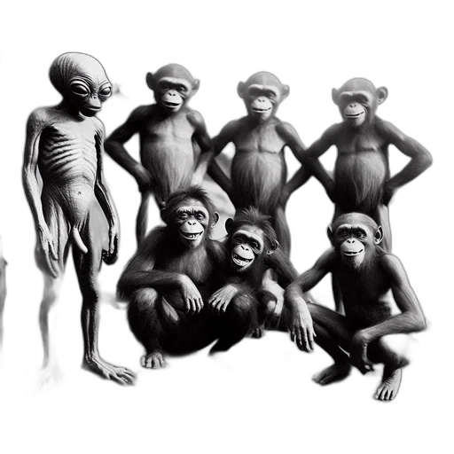 creature, animal, mask, concept art transparent PNG cut-out