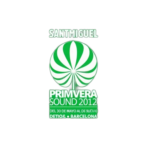 green, poster, white, logo transparent PNG cut-out
