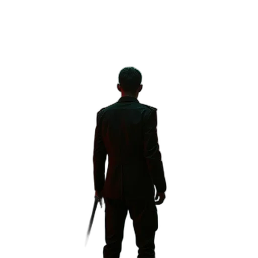 staff, sword, weapon, jacket transparent PNG cut-out