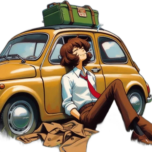 car, robot, concept art, comic book art transparent PNG cut-out