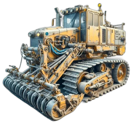 robot, car, weapon, concept art transparent PNG cut-out