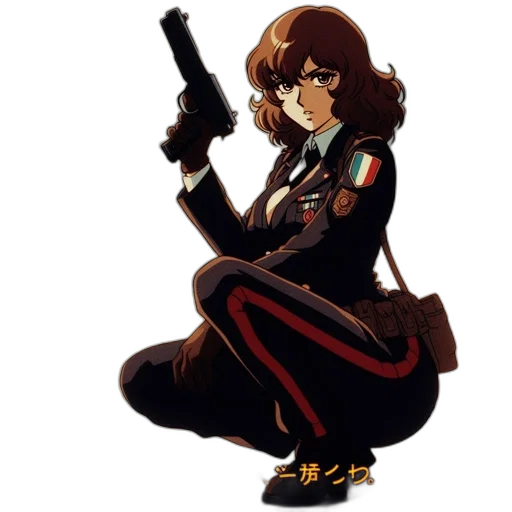 weapon, staff, jacket, concept art transparent PNG cut-out