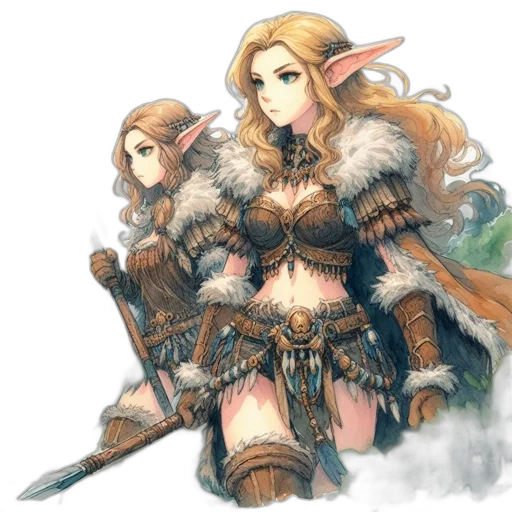 sword, weapon, staff, fantasy art transparent PNG cut-out