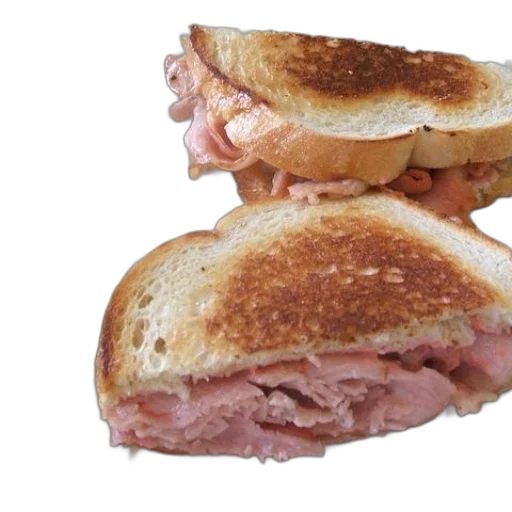 food, photorealistic, toasted, sandwich transparent PNG cut-out