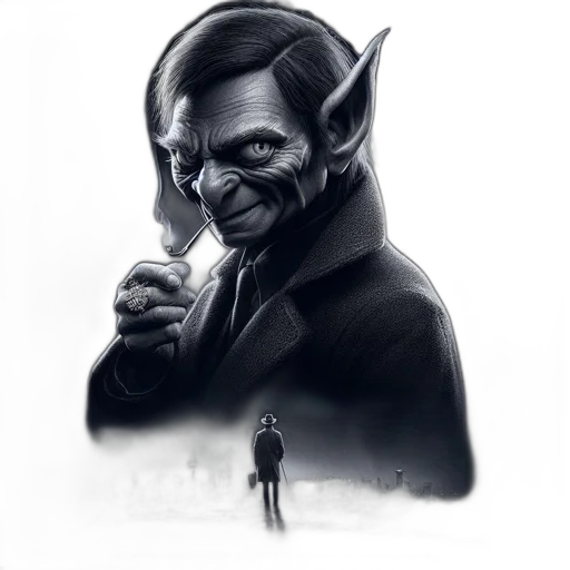 staff, face, mask, creature transparent PNG cut-out