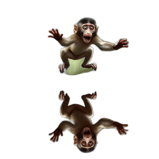 creature, animal, concept art, 3d render transparent PNG cut-out
