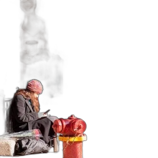 staff, umbrella, food, jacket transparent PNG cut-out