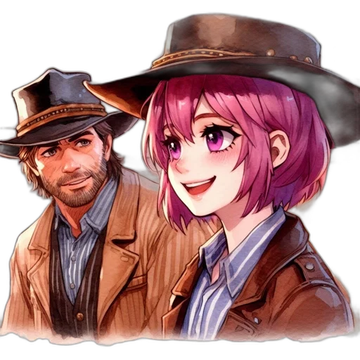 hat, staff, jacket, weapon transparent PNG cut-out