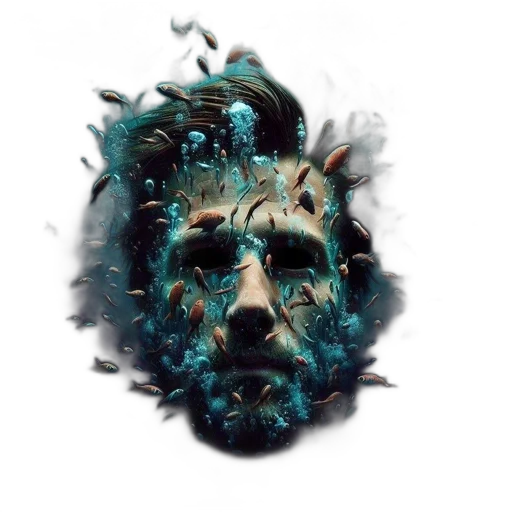 mask, face, crown, creature transparent PNG cut-out