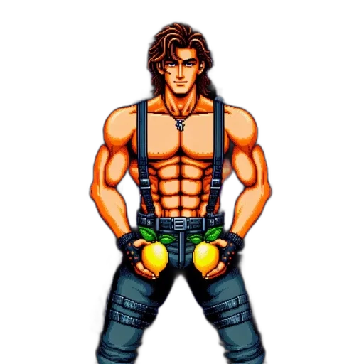 pixel art, concept art, comic book art, fantasy art transparent PNG cut-out