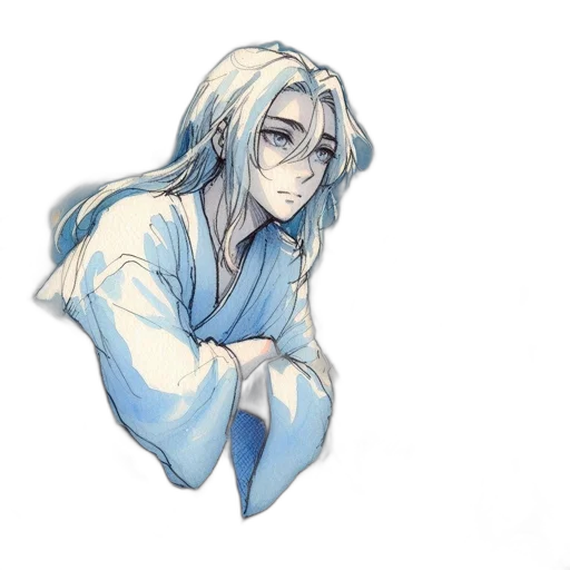 staff, face, creature, jacket transparent PNG cut-out