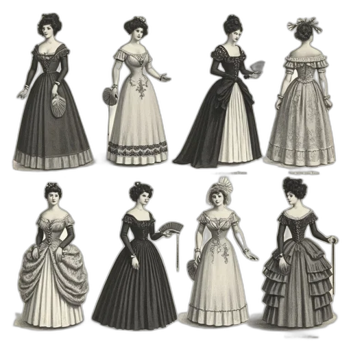 dress, concept art, fantasy art, 3d render transparent PNG cut-out