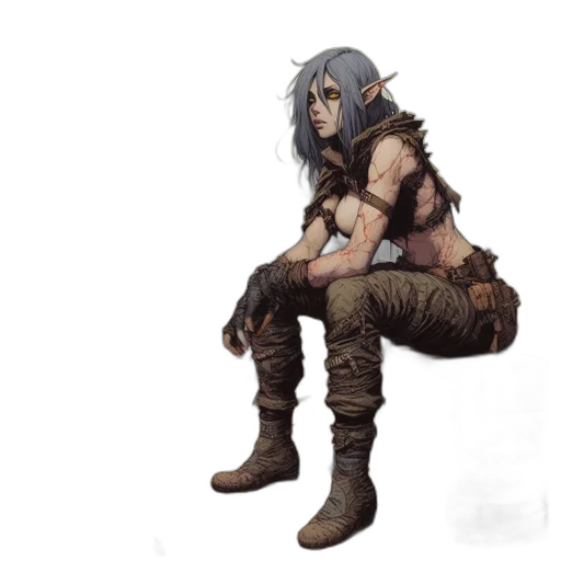 weapon, creature, sword, concept art transparent PNG cut-out