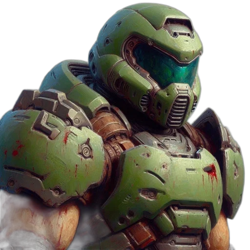 robot, weapon, creature, 3d render transparent PNG cut-out