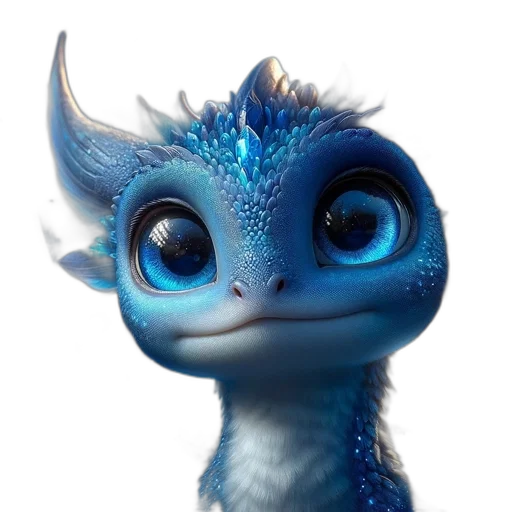 dragon, creature, animal, staff transparent PNG cut-out