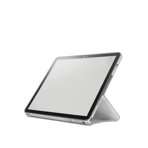 3d render, ipad, computer, white transparent PNG cut-out