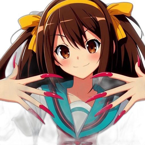 dress, staff, creature, face transparent PNG cut-out
