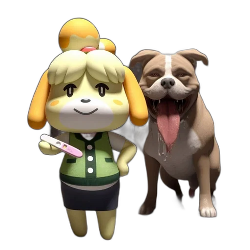 staff, animal, creature, concept art transparent PNG cut-out