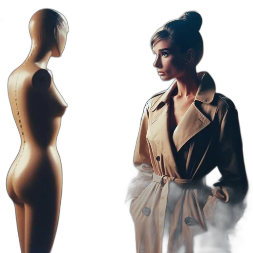 dress, concept art, 3d render, photorealistic transparent PNG cut-out