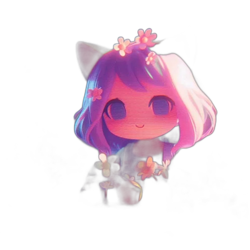 crown, flower, creature, robot transparent PNG cut-out