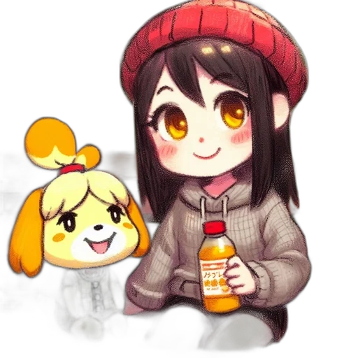 hat, food, staff, bottle transparent PNG cut-out