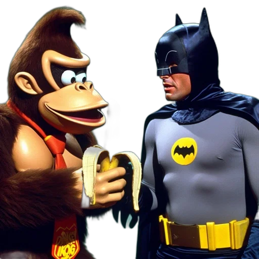 concept art, comic book art, 3d render, ape-like transparent PNG cut-out